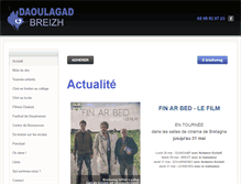 Tablet Screenshot of daoulagad-breizh.org